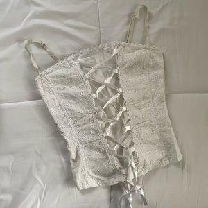 Vintage corset style top